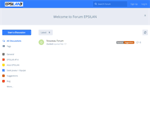 Tablet Screenshot of forum.epsilan.fr